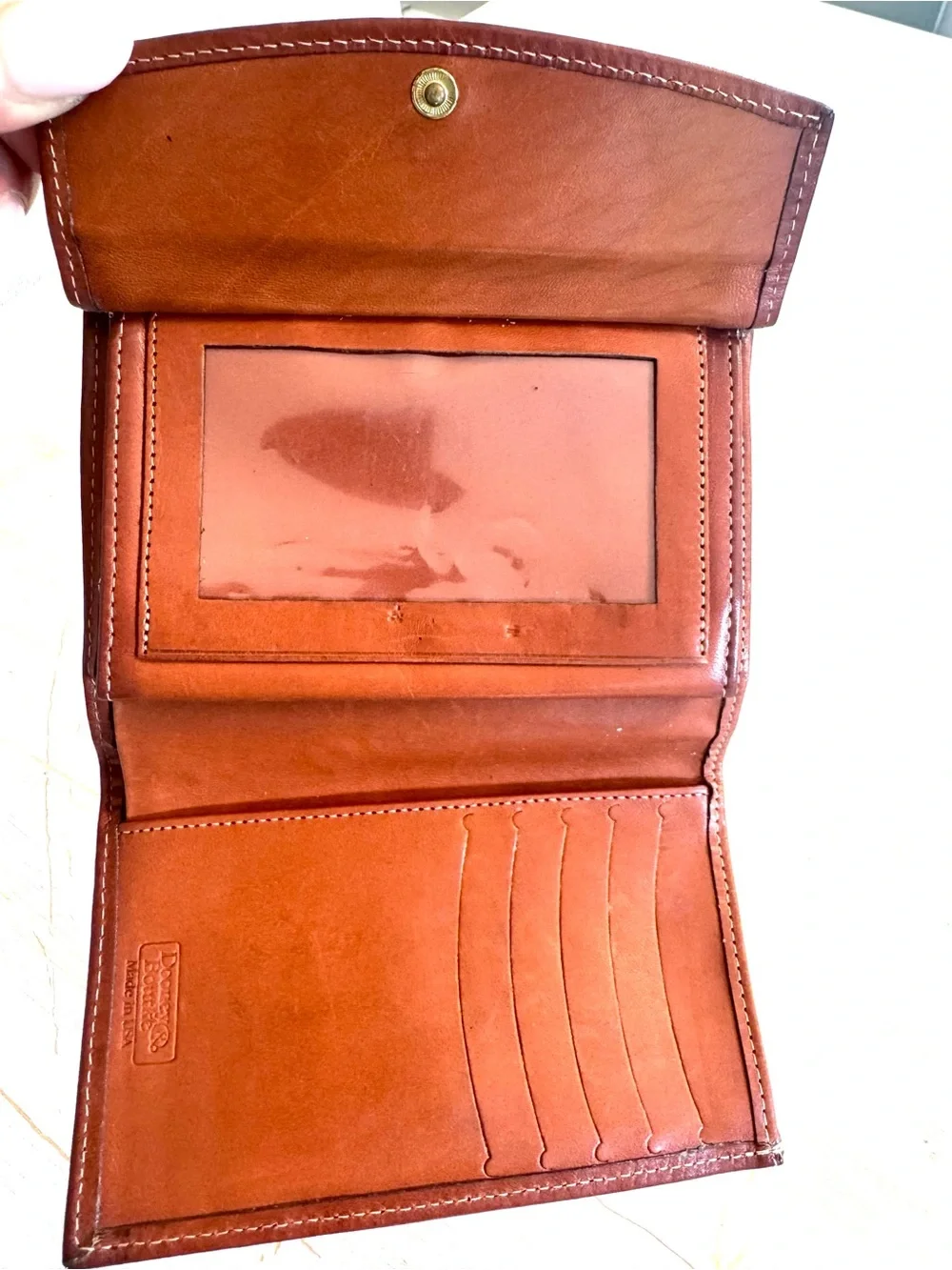 Vintage Dooney & Bourke All Weather Leather Wallet Model W06